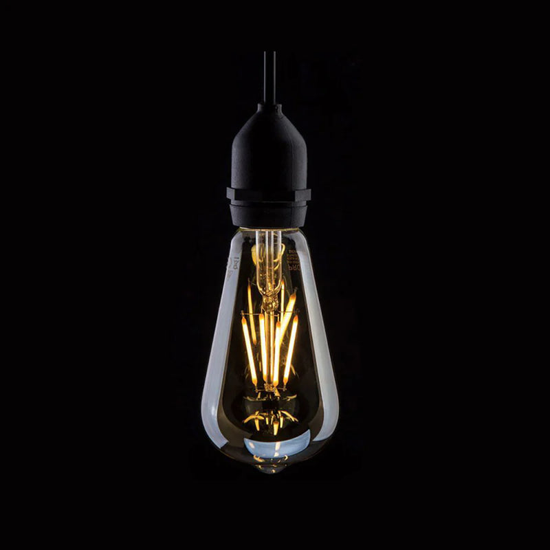 Casell Filament LED ST64 "Edison" Gold Tinted 240v 8w E27 740lm 2200°k Dimmable - 0635635607371